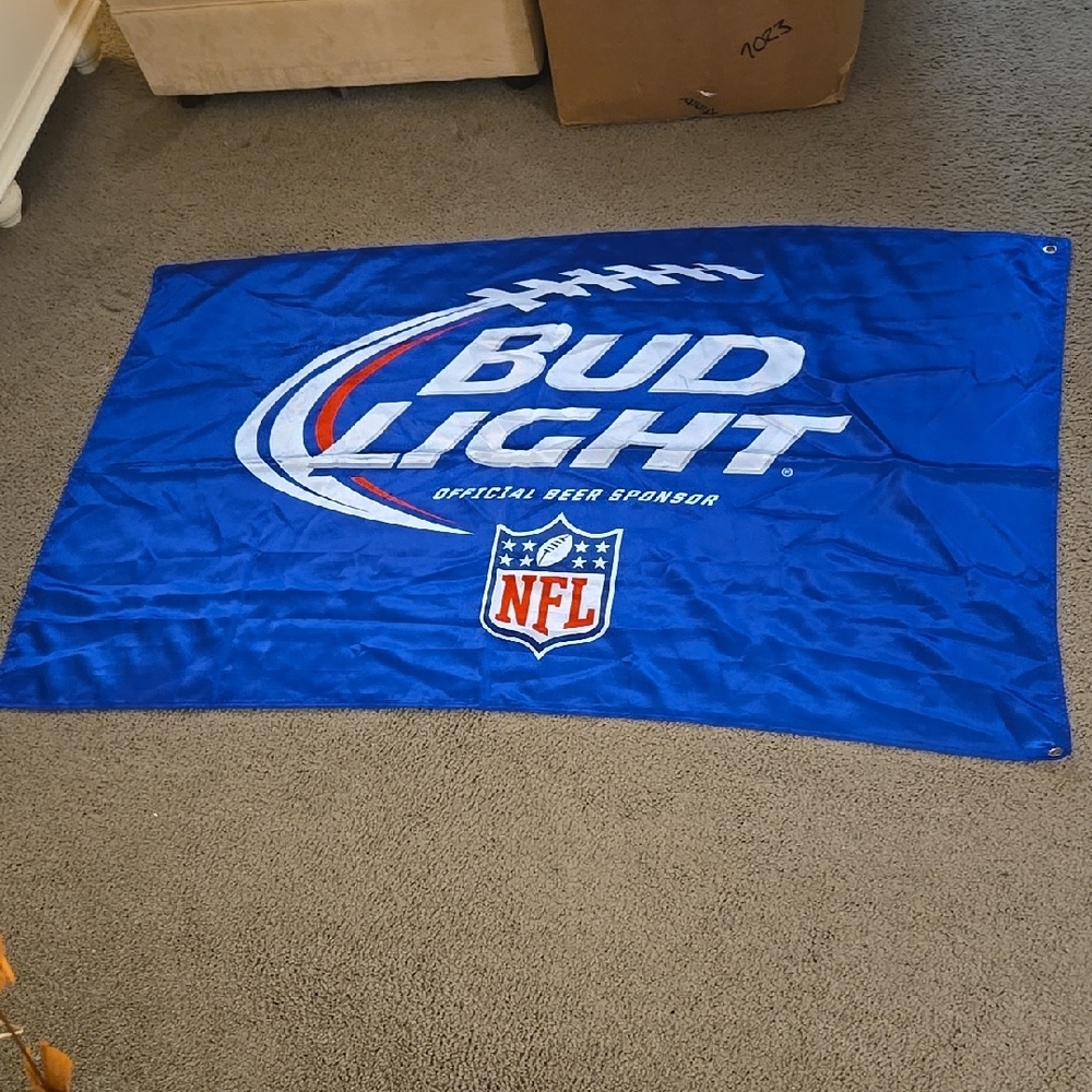 NFL Bud Light Banner - Blue - 3'x5'